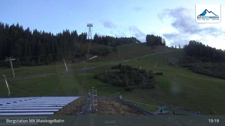 Archiv Foto Webcam Kaprun: Blick von der Bergstation Maiskogelbahn