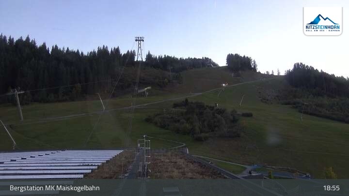 Archiv Foto Webcam Kaprun: Blick von der Bergstation Maiskogelbahn