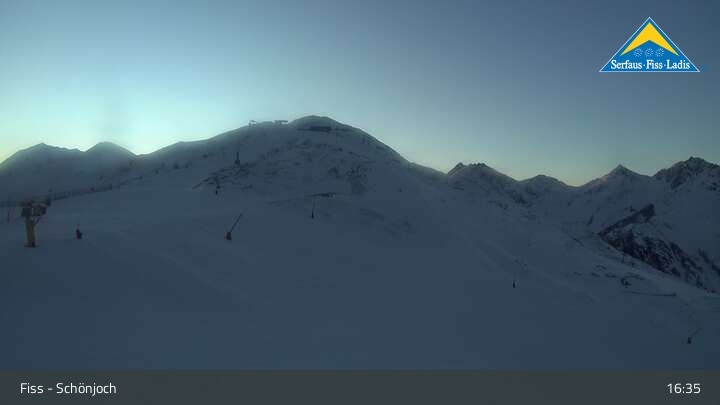 Archiv Foto Webcam Fiss: Schönjochbahn