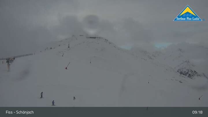 Archiv Foto Webcam Fiss: Schönjochbahn
