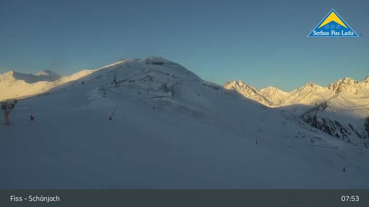 Archiv Foto Webcam Fiss: Schönjochbahn