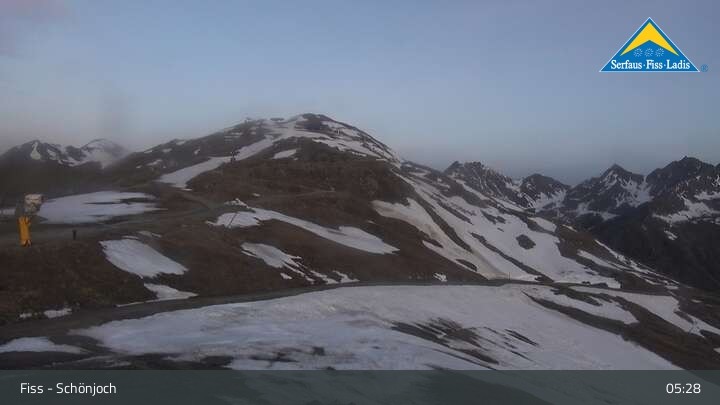 Archiv Foto Webcam Fiss: Schönjochbahn