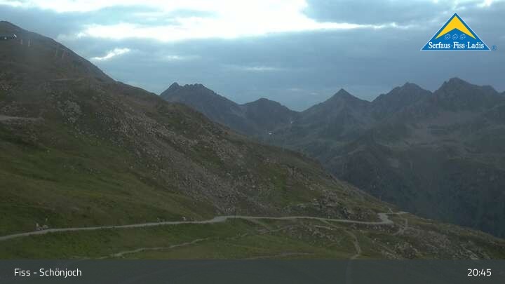 Archiv Foto Webcam Fiss: Schönjochbahn