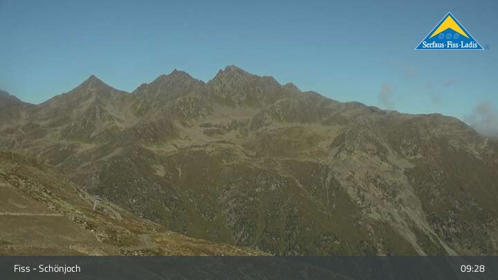 Archiv Foto Webcam Fiss: Schönjochbahn
