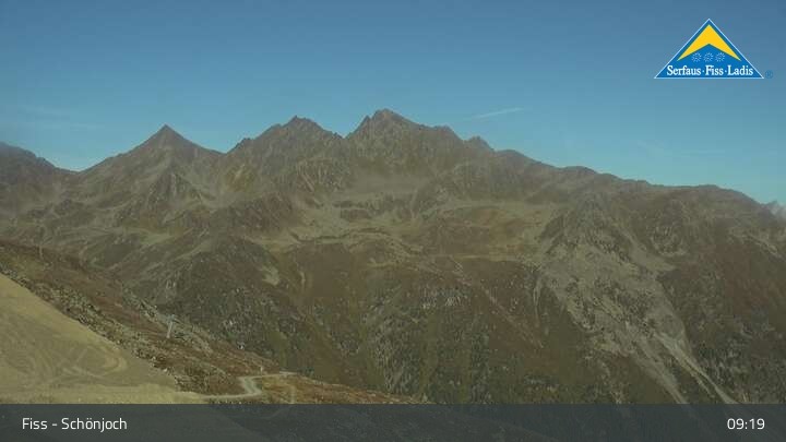 Archiv Foto Webcam Fiss: Schönjochbahn