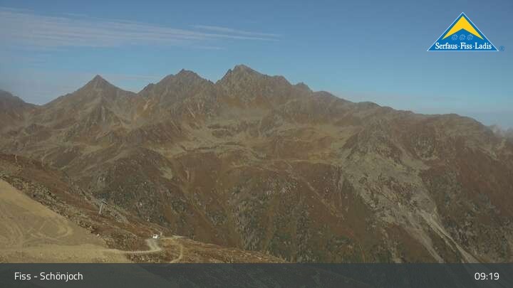 Archiv Foto Webcam Fiss: Schönjochbahn