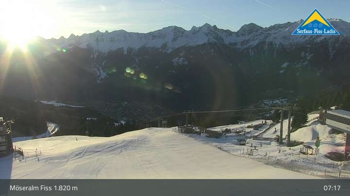 Archiv Foto Webcam Fiss: Sommer Funpark auf der Möseralm