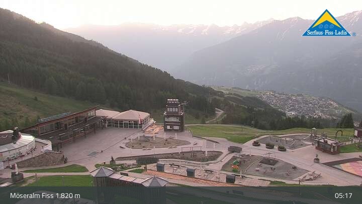 Archived image Webcam Mountain restaurant Möseralm and Funpark