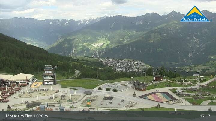 Archived image Webcam Mountain restaurant Möseralm and Funpark