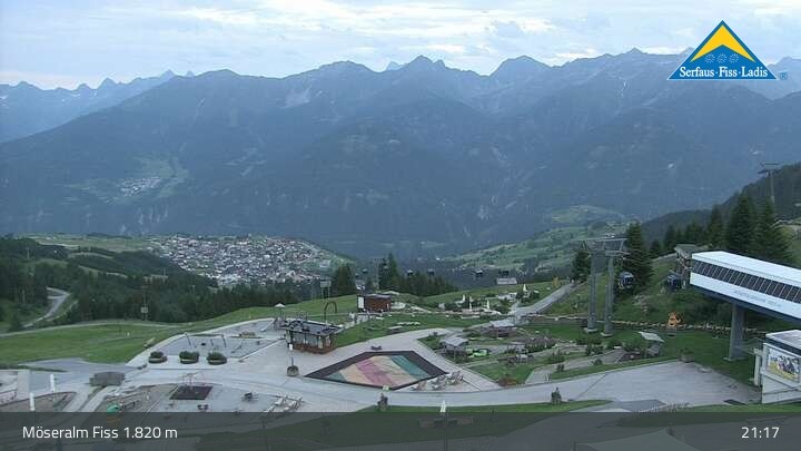 Archived image Webcam Mountain restaurant Möseralm and Funpark
