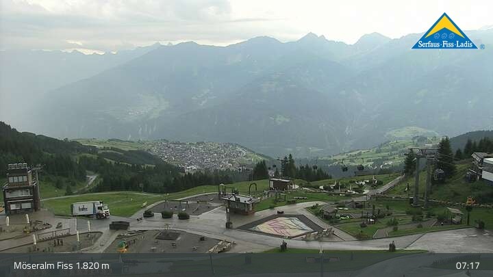 Archived image Webcam Mountain restaurant Möseralm and Funpark