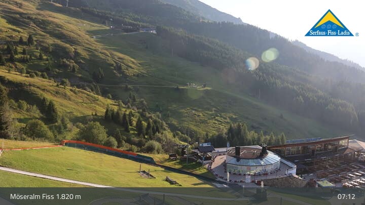 Archiv Foto Webcam Fiss: Sommer Funpark auf der Möseralm