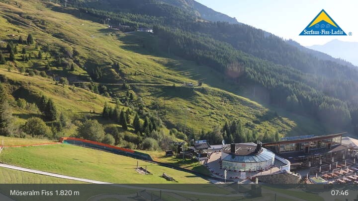 Archived image Webcam Mountain restaurant Möseralm and Funpark