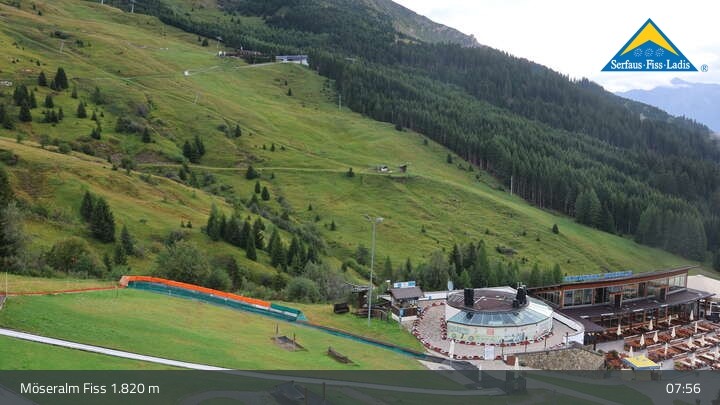 Archiv Foto Webcam Fiss: Sommer Funpark auf der Möseralm