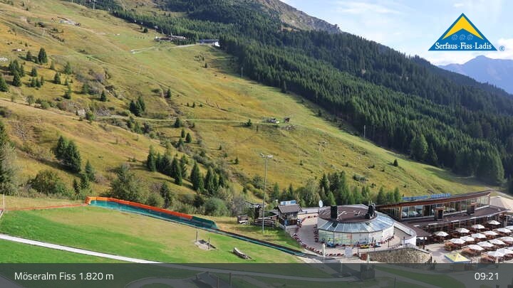 Archiv Foto Webcam Fiss: Sommer Funpark auf der Möseralm
