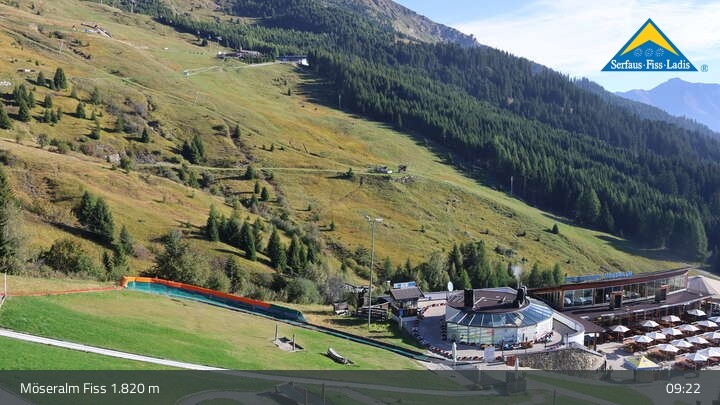 Archiv Foto Webcam Fiss: Sommer Funpark auf der Möseralm