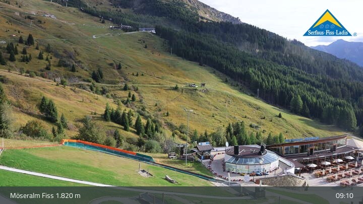 Archived image Webcam Mountain restaurant Möseralm and Funpark