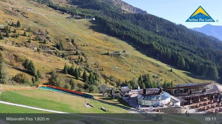 Archiv Foto Webcam Fiss: Sommer Funpark auf der Möseralm