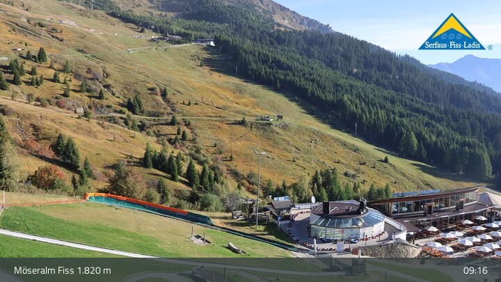 Archiv Foto Webcam Fiss: Sommer Funpark auf der Möseralm