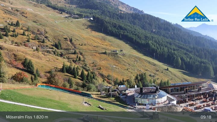 Archiv Foto Webcam Fiss: Sommer Funpark auf der Möseralm