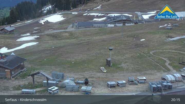 Archiv Foto Webcam Serfaus: Kinderschneealm