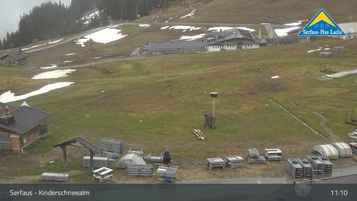 Archiv Foto Webcam Serfaus: Kinderschneealm
