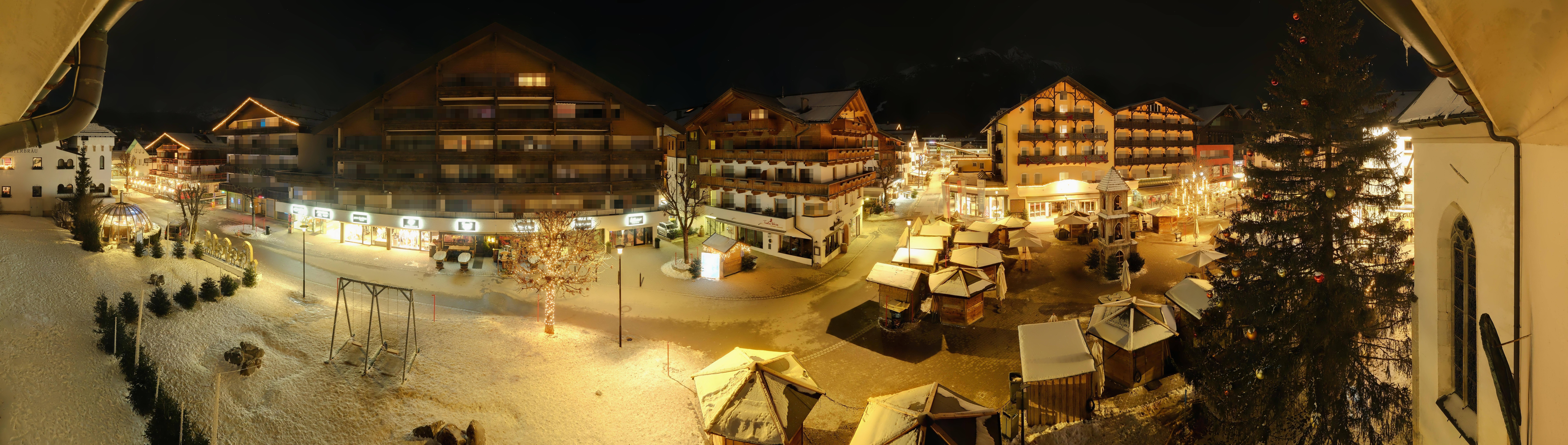 Archiv Foto Webcam Dorfplatz, Seefeld in Tirol