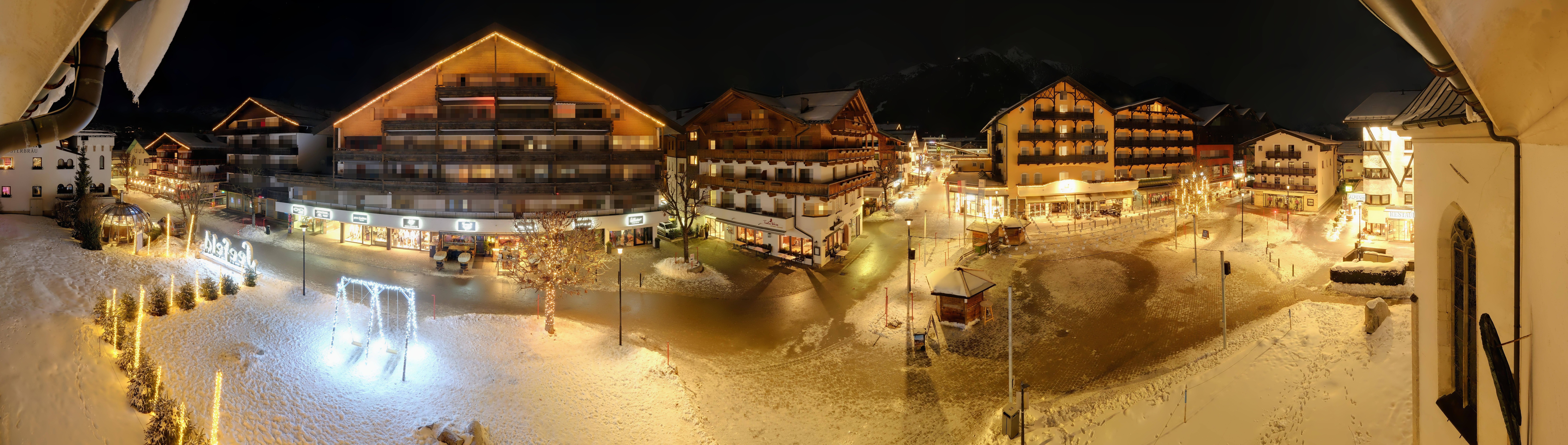 Archiv Foto Webcam Dorfplatz, Seefeld in Tirol