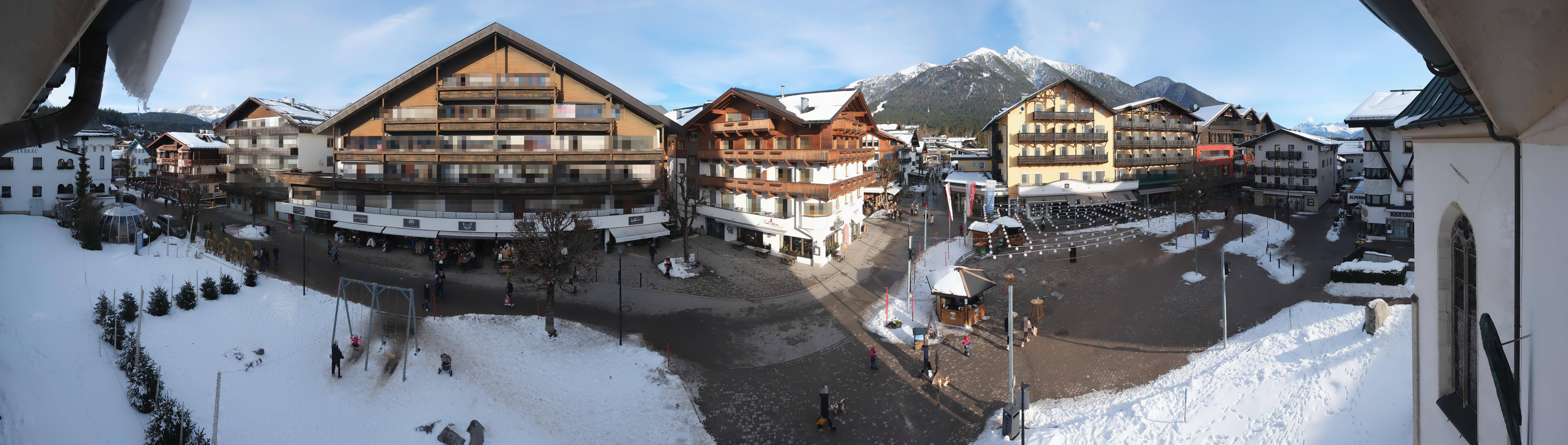 Archived image Webcam Village square, Seefeld