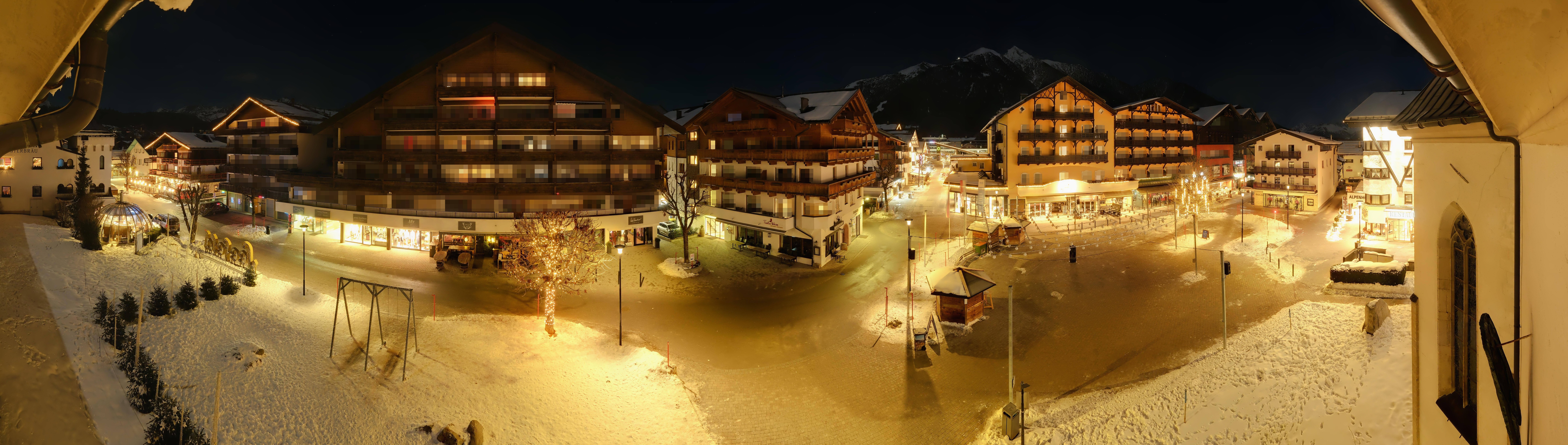Archived image Webcam Village square, Seefeld