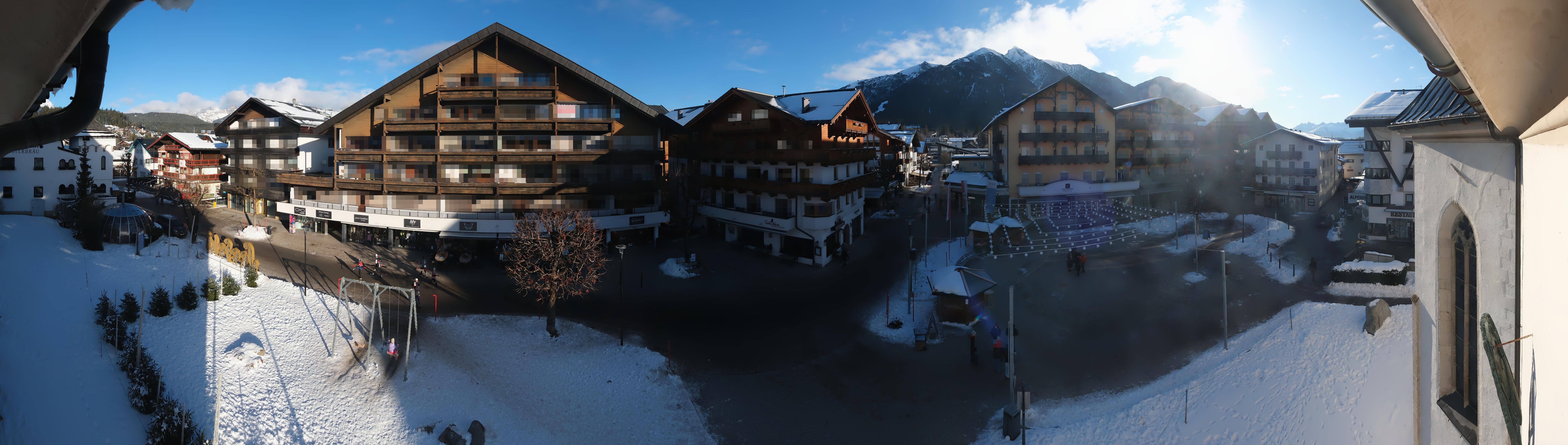 Archived image Webcam Village square, Seefeld