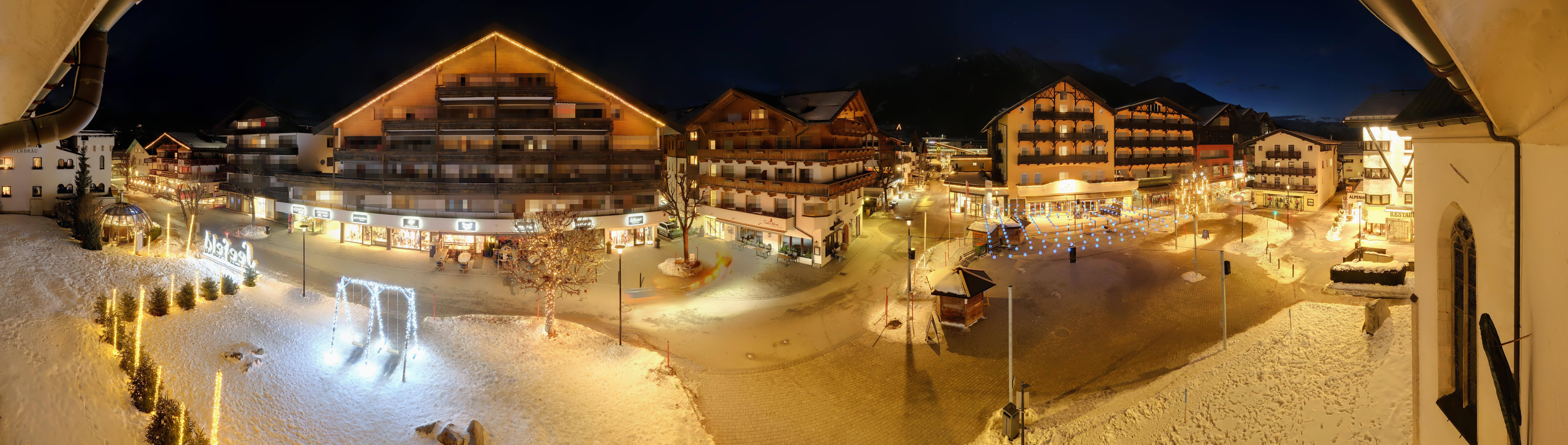 Archiv Foto Webcam Dorfplatz, Seefeld in Tirol