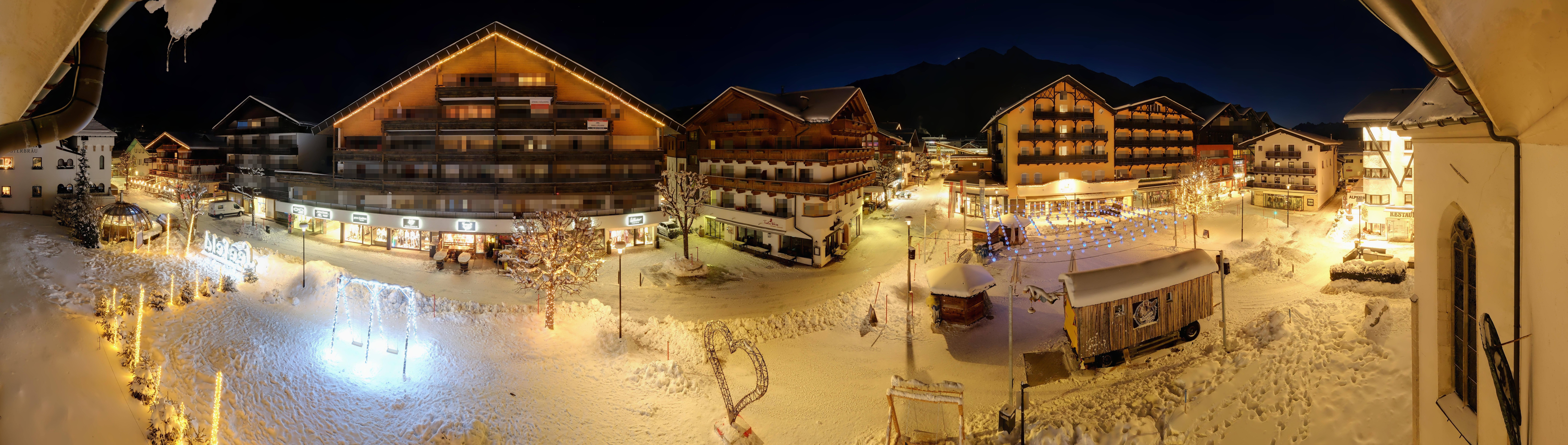 Archiv Foto Webcam Dorfplatz, Seefeld in Tirol