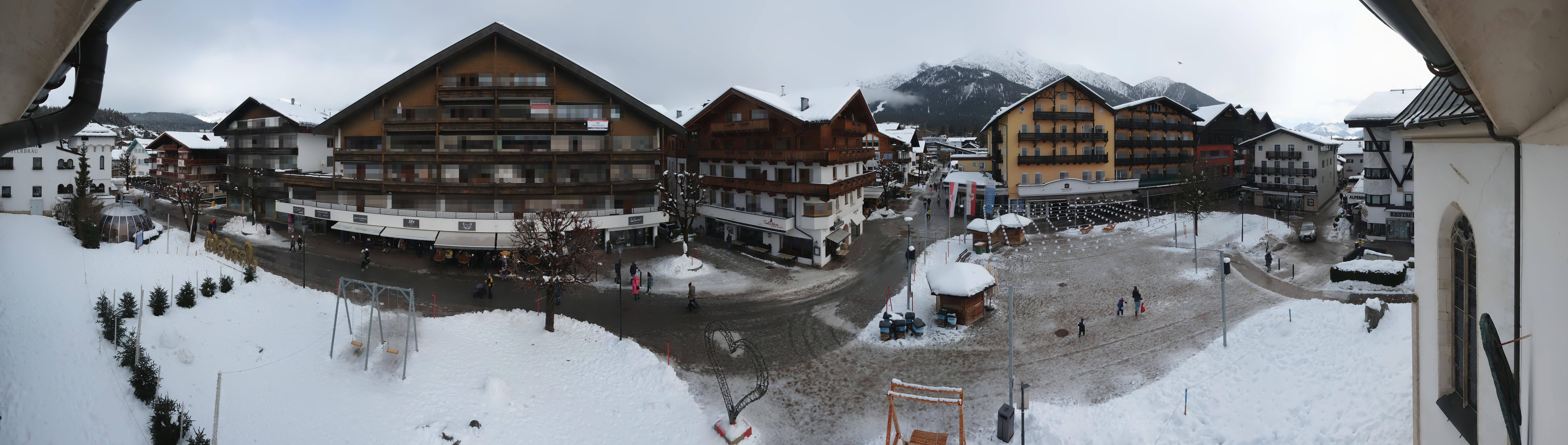 Archived image Webcam Village square, Seefeld
