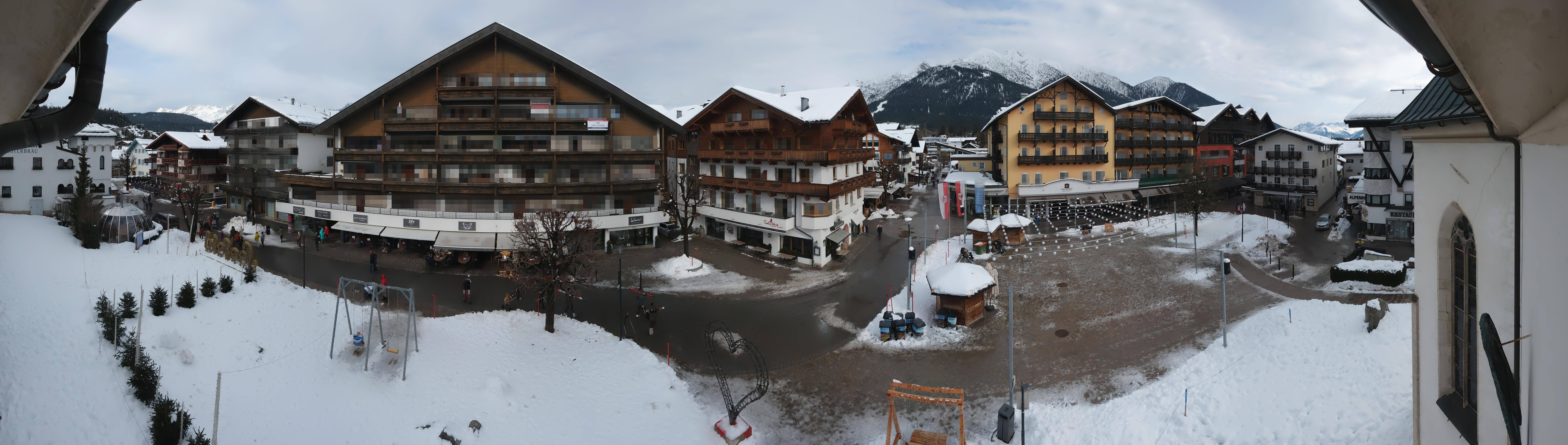 Archived image Webcam Village square, Seefeld