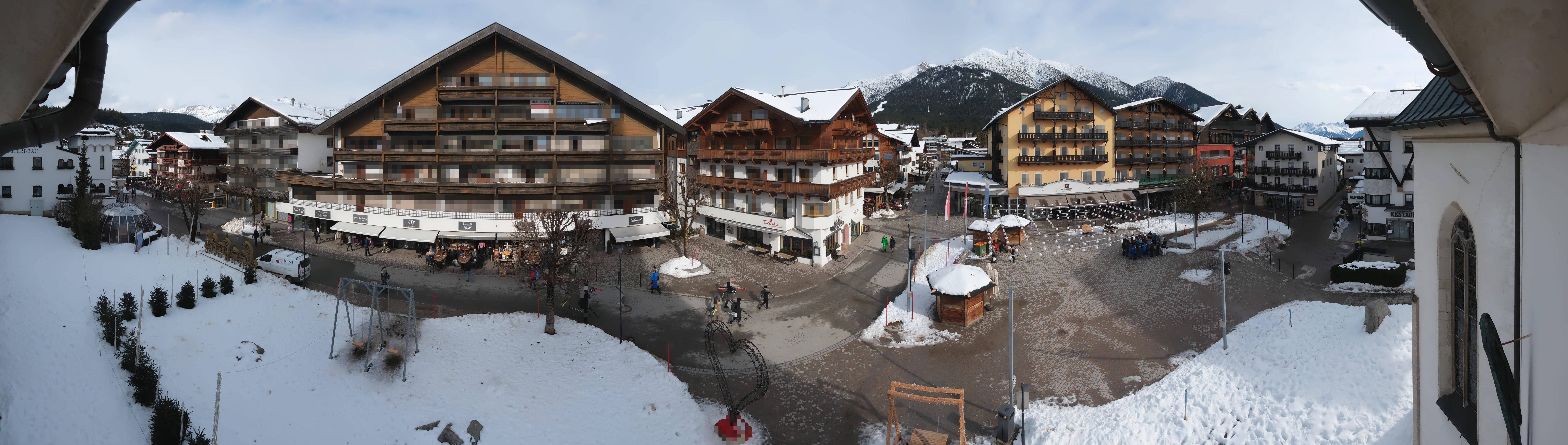 Archived image Webcam Village square, Seefeld