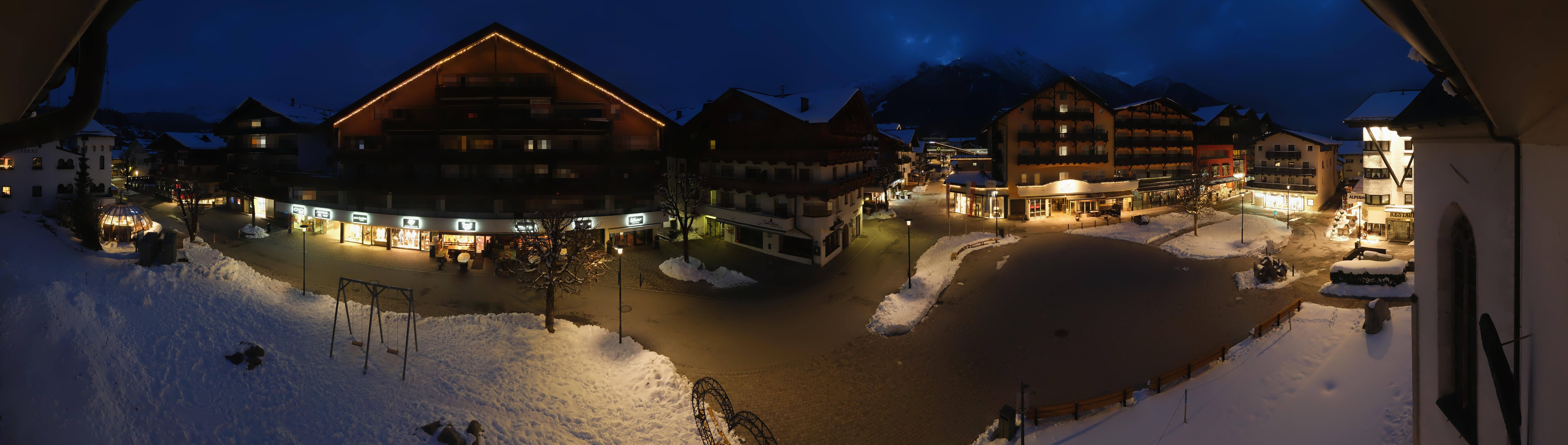 Archiv Foto Webcam Dorfplatz, Seefeld in Tirol