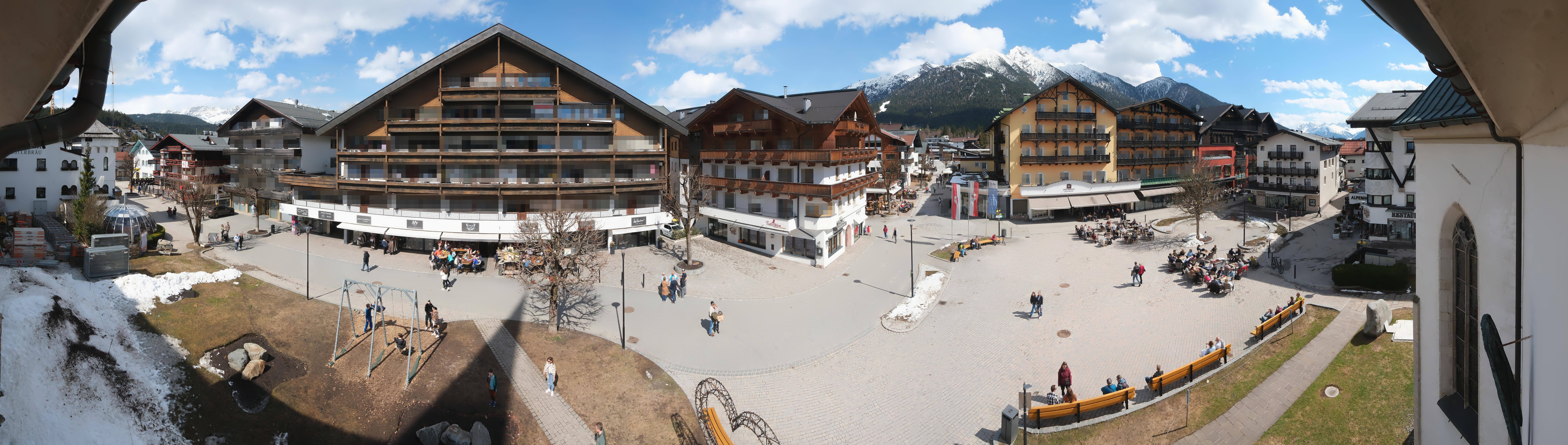 Archived image Webcam Village square, Seefeld