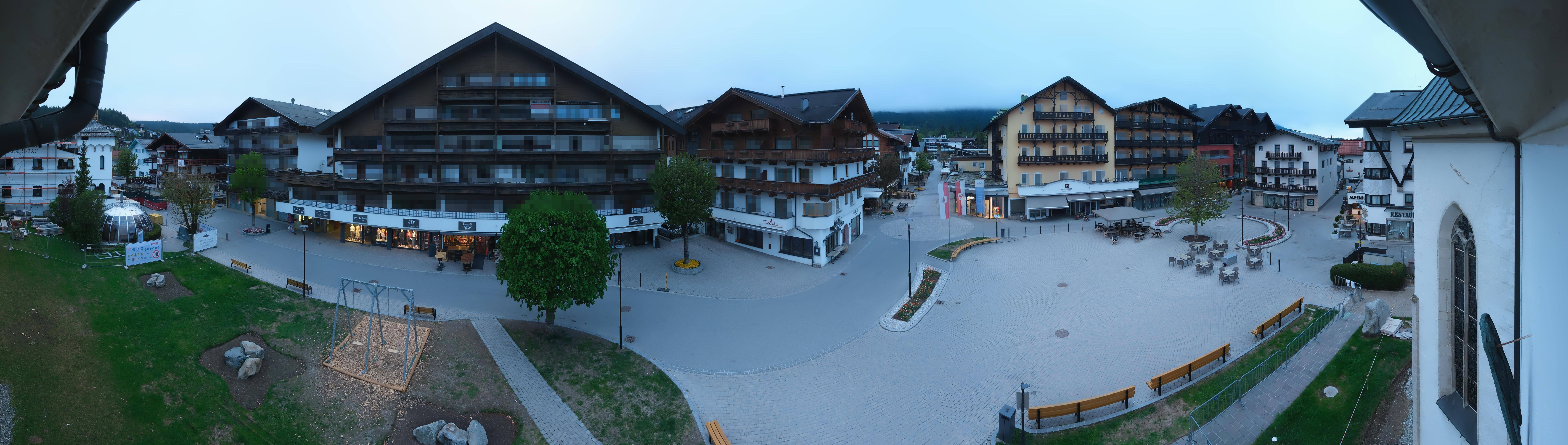 Archived image Webcam Village square, Seefeld
