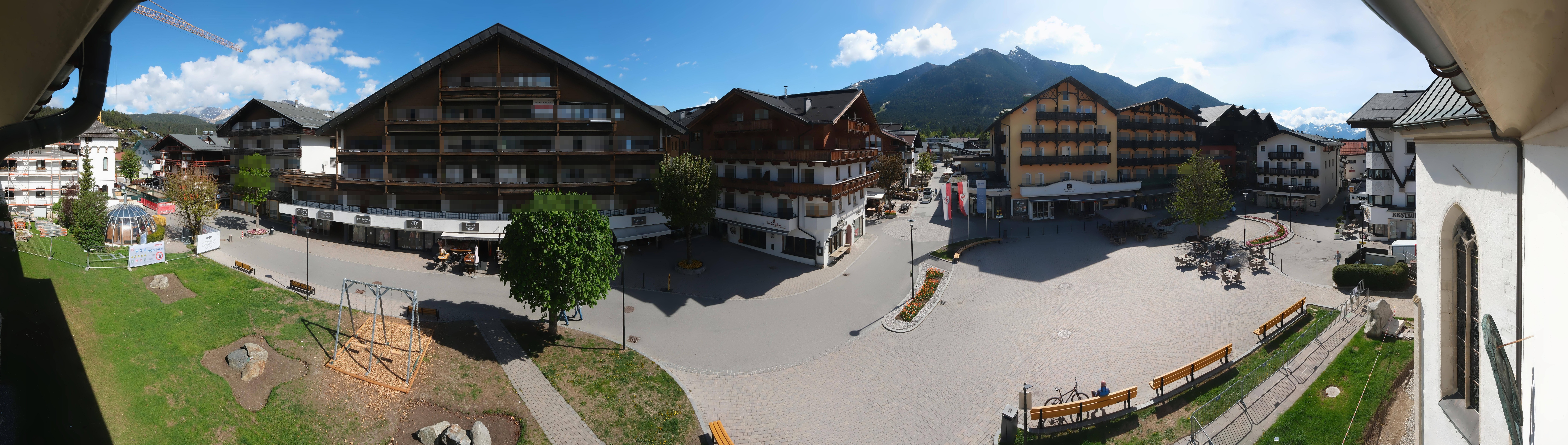 Archived image Webcam Village square, Seefeld