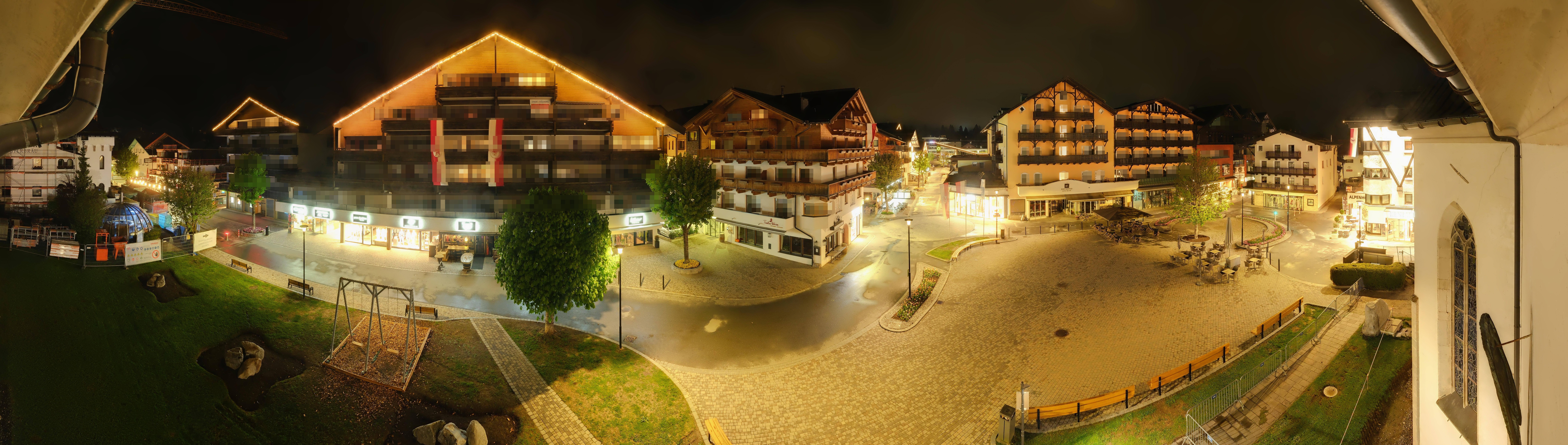 Archiv Foto Webcam Dorfplatz, Seefeld in Tirol