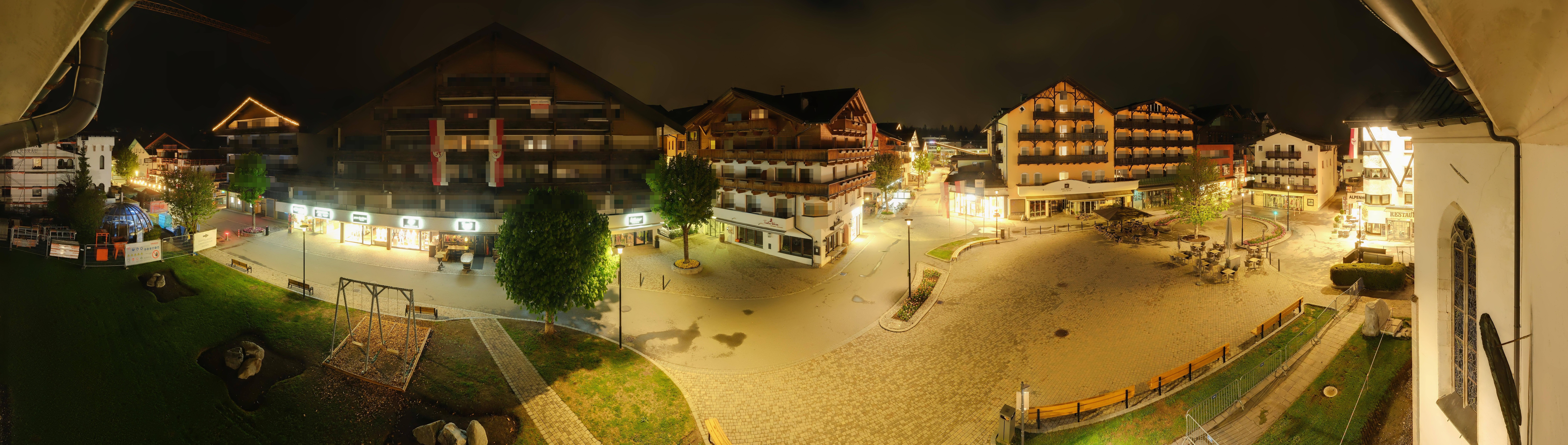 Archiv Foto Webcam Dorfplatz, Seefeld in Tirol