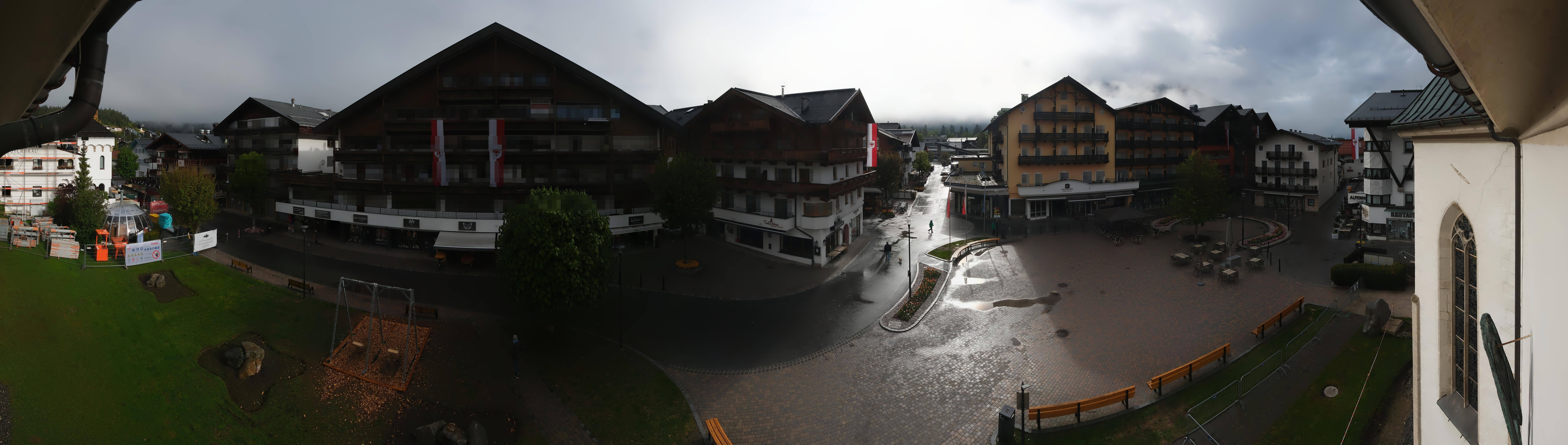 Archiv Foto Webcam Dorfplatz, Seefeld in Tirol