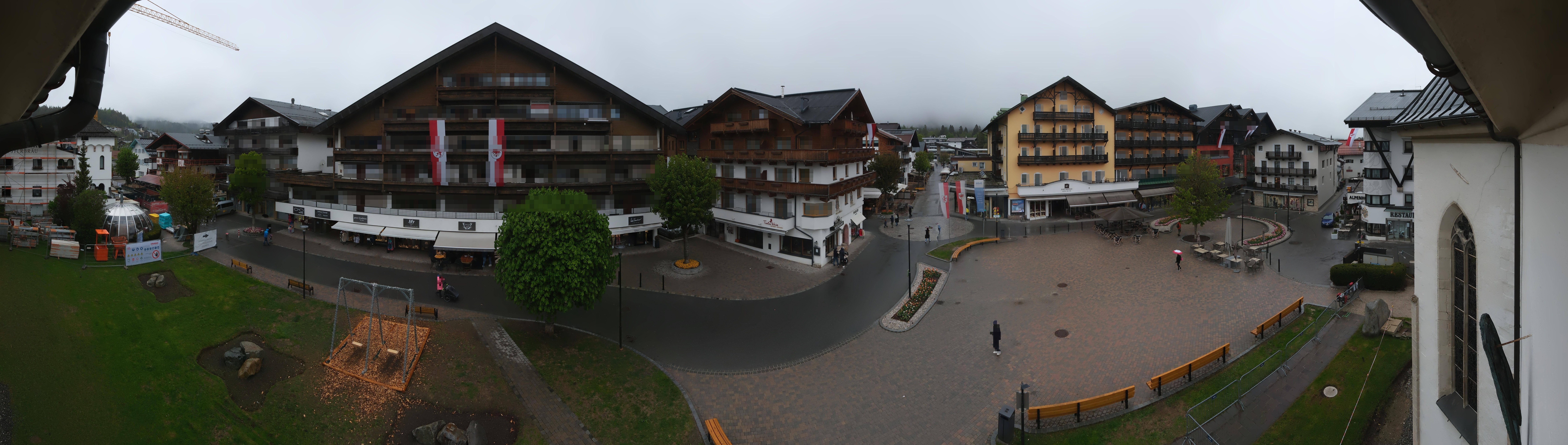Archiv Foto Webcam Dorfplatz, Seefeld in Tirol
