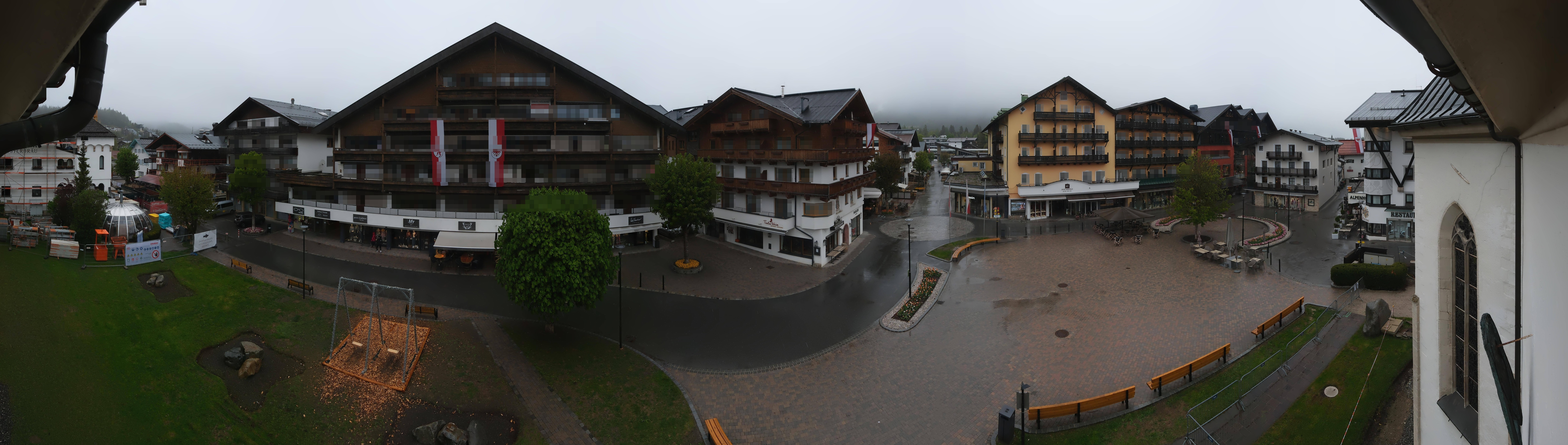 Archiv Foto Webcam Dorfplatz, Seefeld in Tirol
