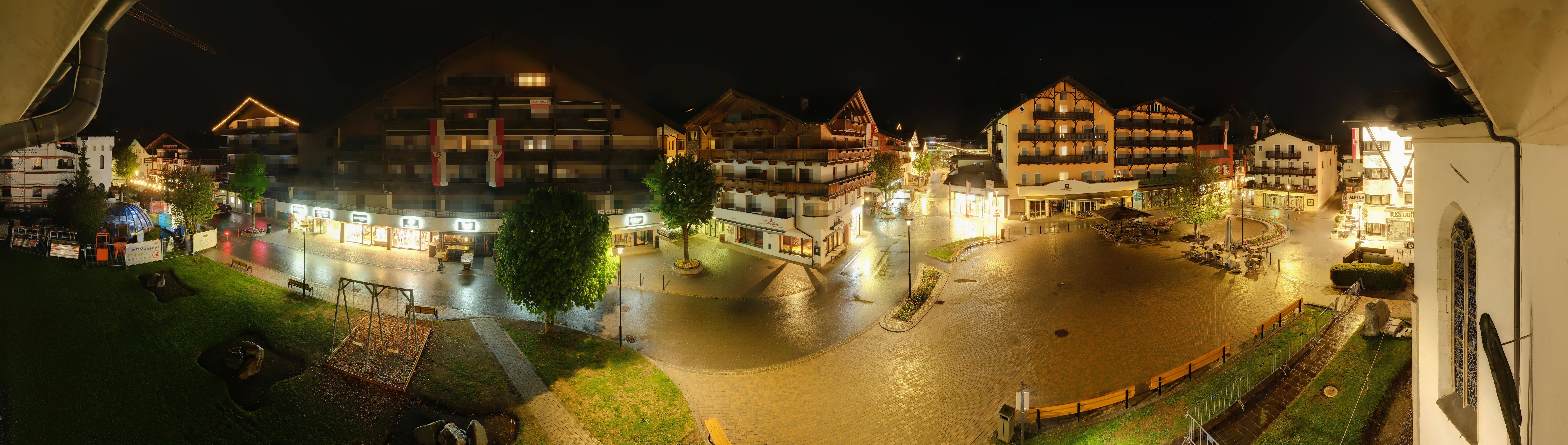 Archiv Foto Webcam Dorfplatz, Seefeld in Tirol