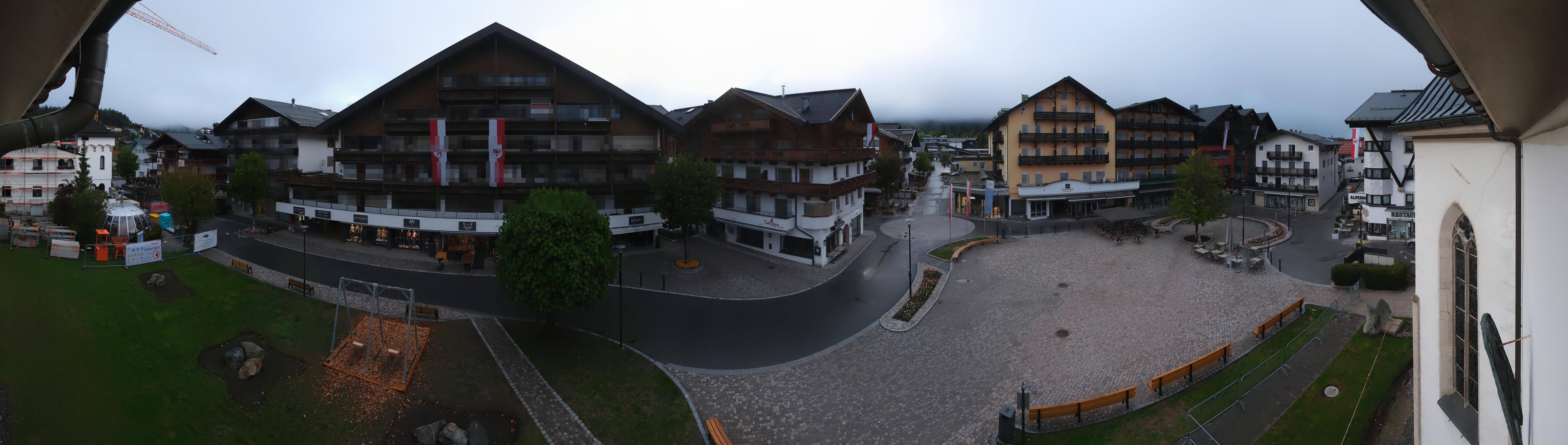 Archiv Foto Webcam Dorfplatz, Seefeld in Tirol