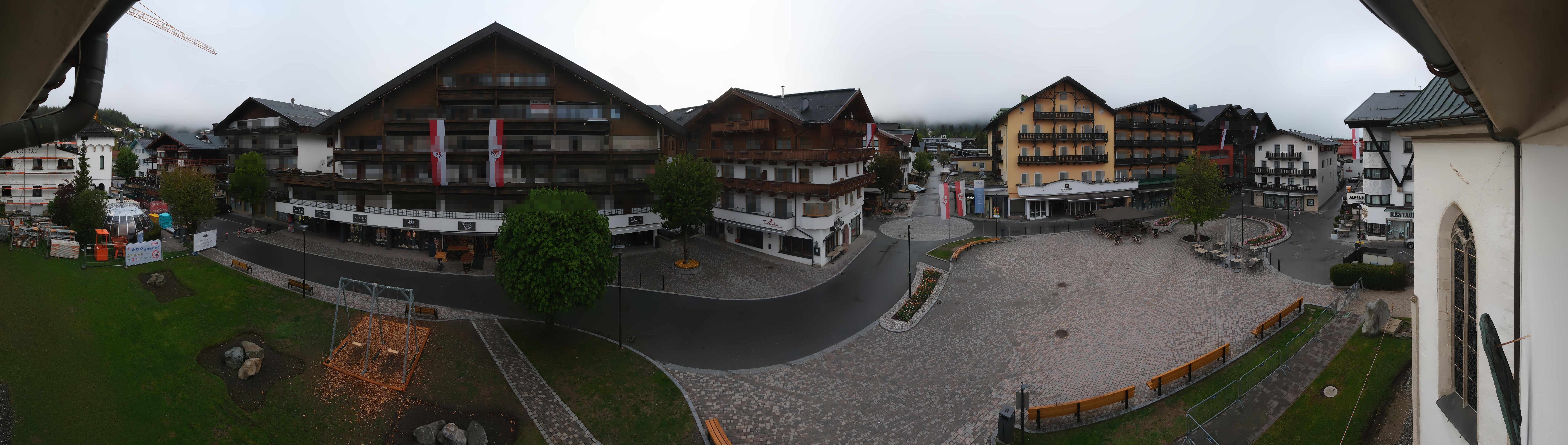 Archiv Foto Webcam Dorfplatz, Seefeld in Tirol