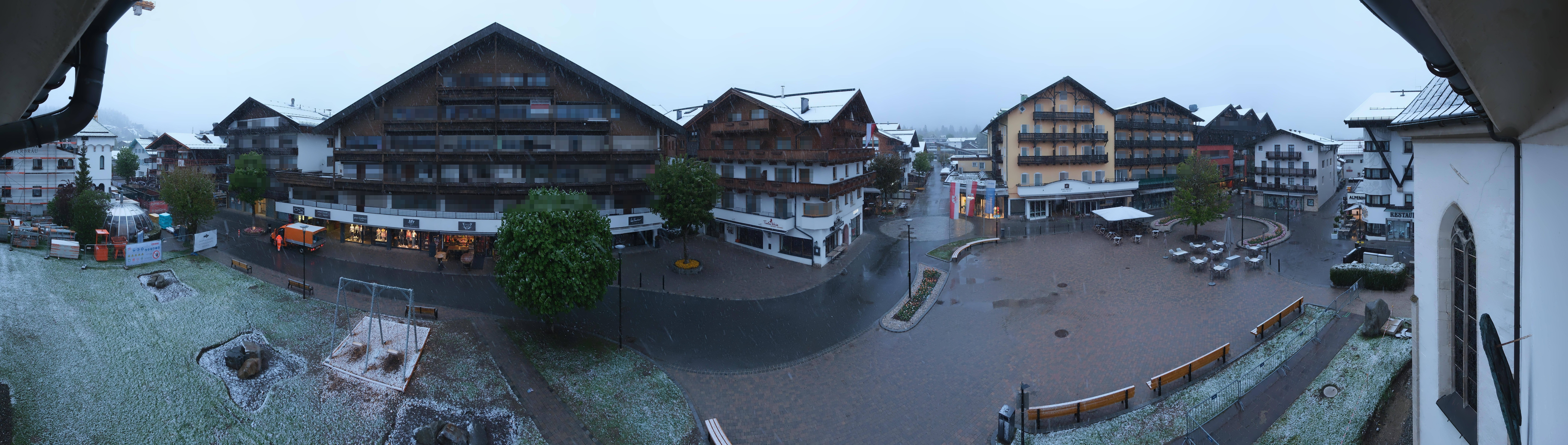 Archiv Foto Webcam Dorfplatz, Seefeld in Tirol