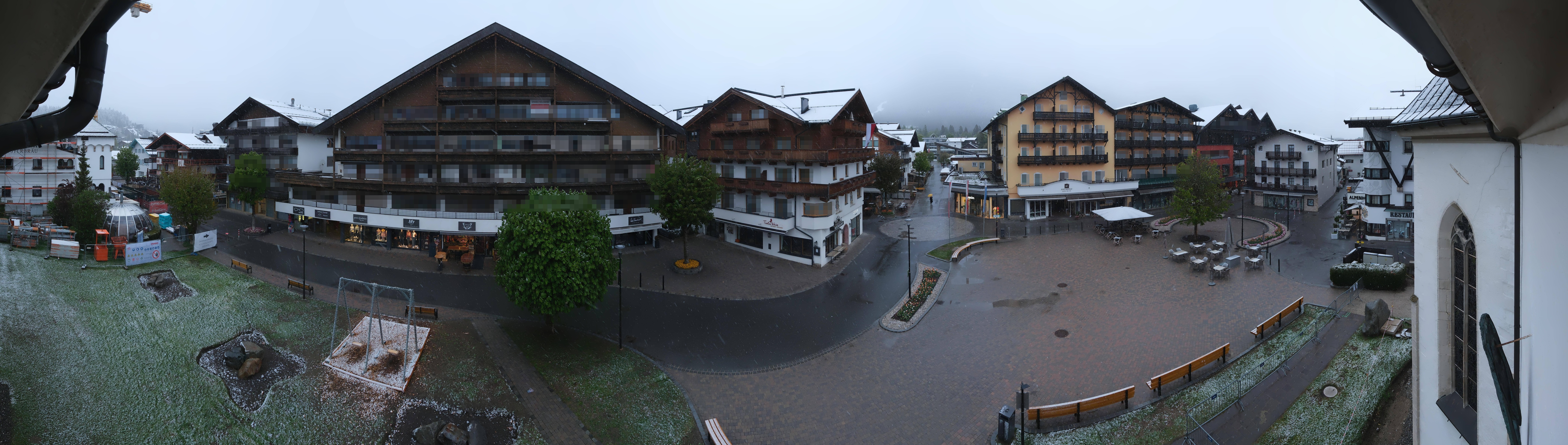 Archiv Foto Webcam Dorfplatz, Seefeld in Tirol